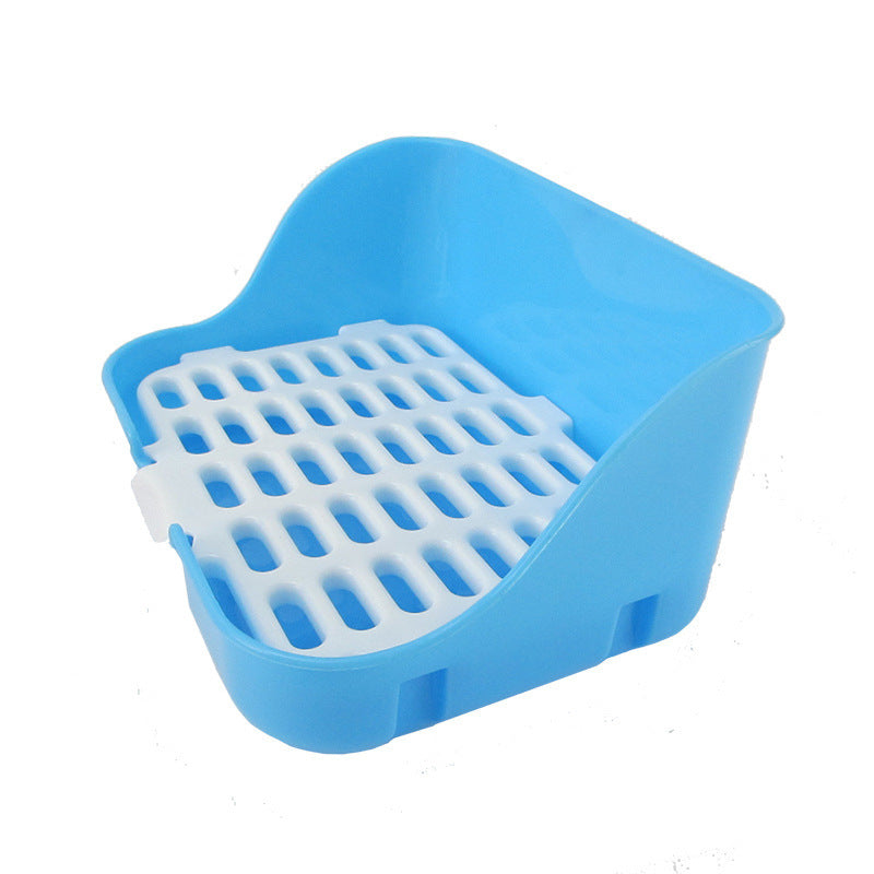 Enhance Your Rabbit's Life with the Large Rabbit Square Toilet Cage Supplies