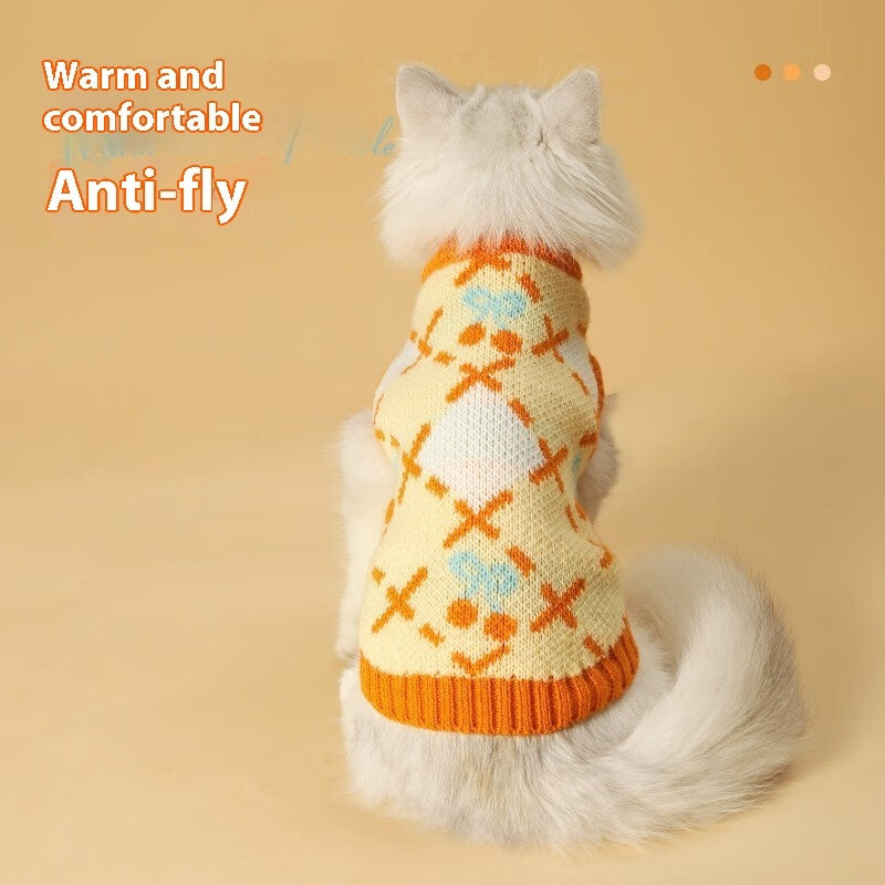 Cat Sweater Autumn-winter Warm And Windproof