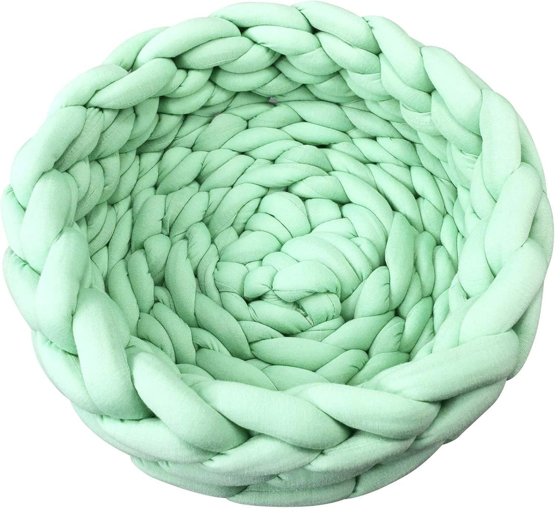 Knitted Round Pet Bed