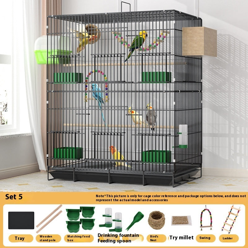 Home Fashion Double Layer New Bird Cage