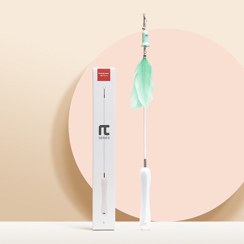 Cat Laser Feather Funny Cat Stick Toy