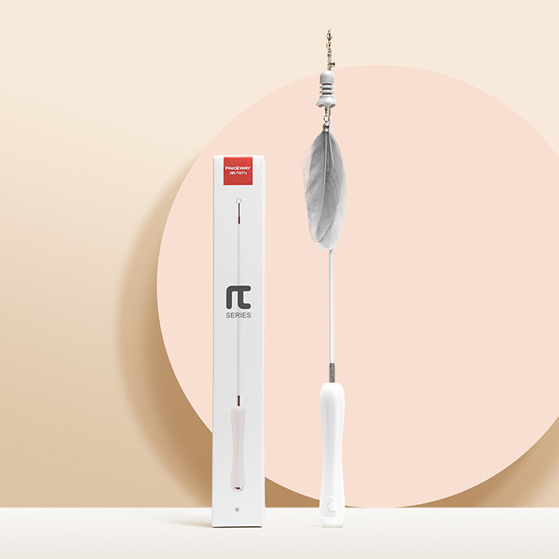 Cat Laser Feather Funny Cat Stick Toy