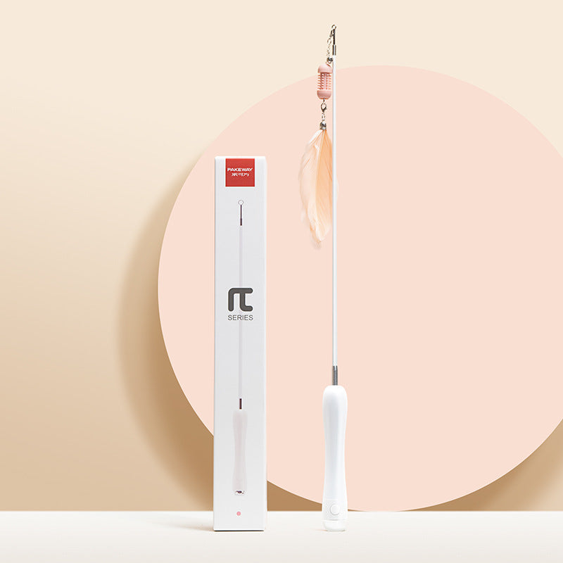 Cat Laser Feather Funny Cat Stick Toy