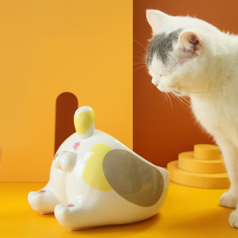 Ceramic Pet Bowl Water Feeder