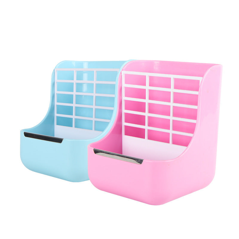 Grass Rack Food Bowl Rabbit Cage