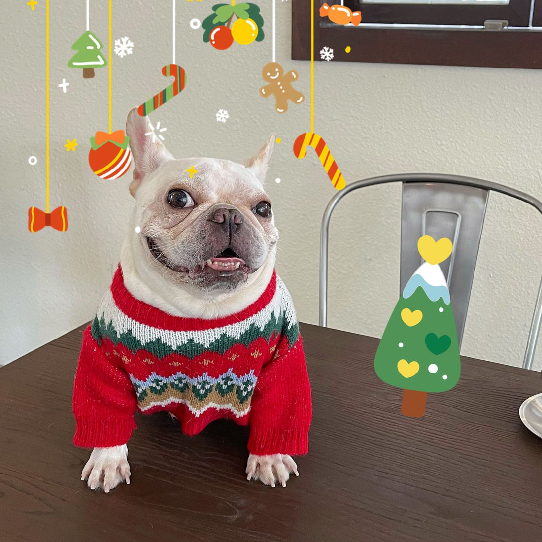 Pet Christmas Sweater Clothing