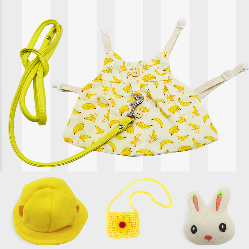 Pet Rabbit Garden Small Banana Clothes