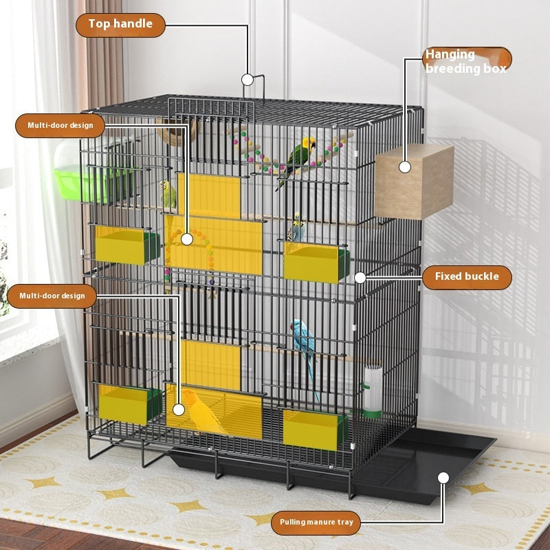 Home Fashion Double Layer New Bird Cage