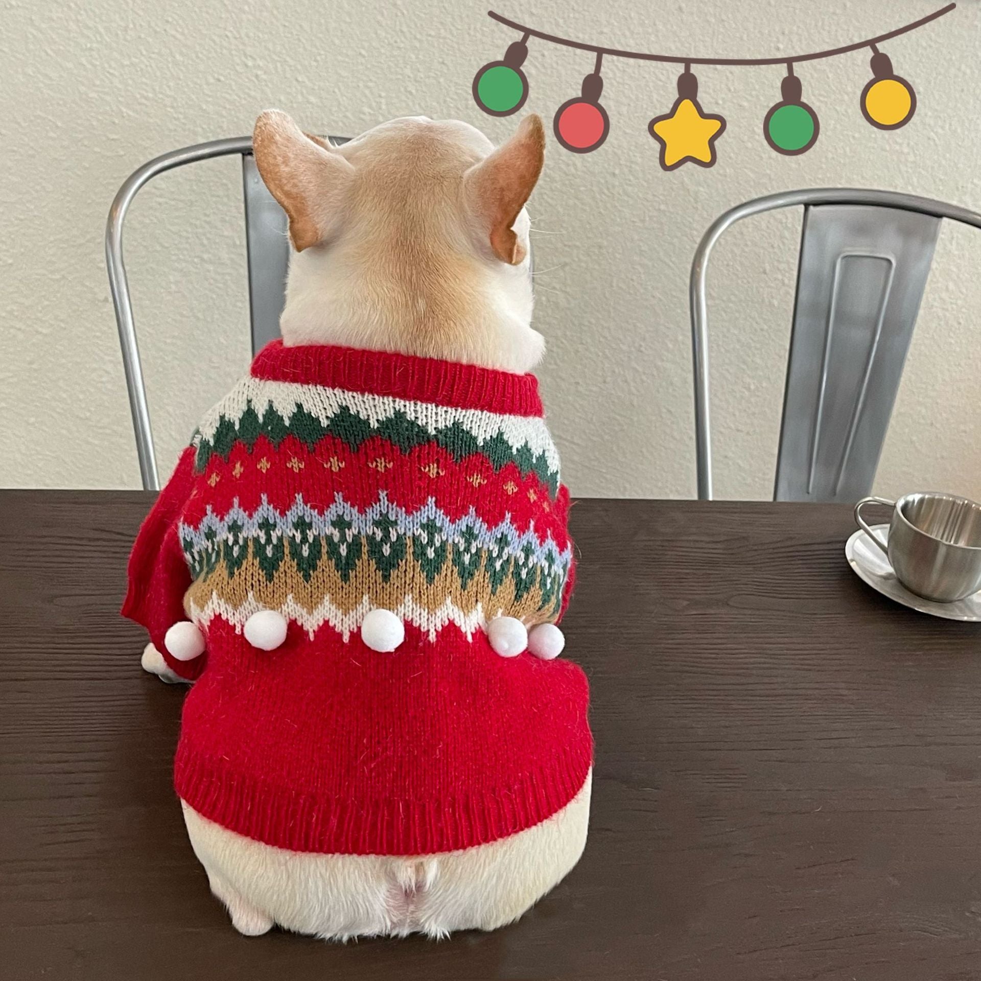 Pet Christmas Sweater Clothing