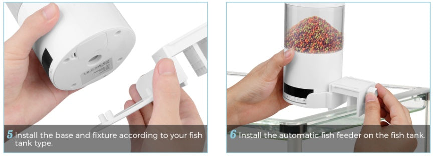 Aquarium fish tank automatic feeder