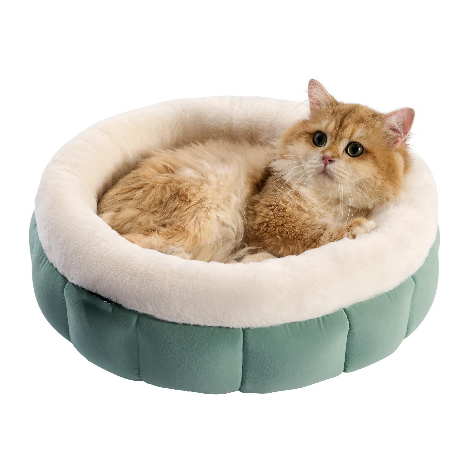 Round Plush Anti-Slip Bottom Pet Bed