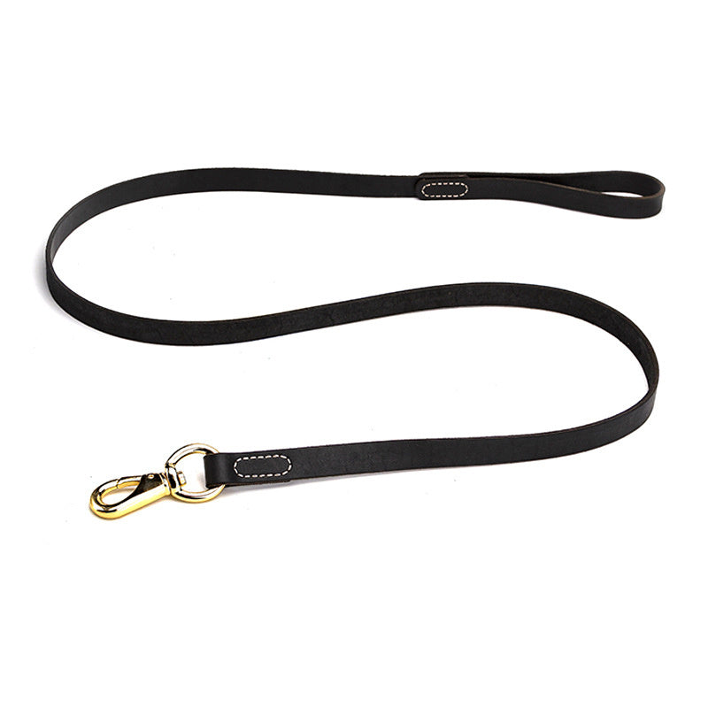 Cowhide Leash Pet Supplies For Walking