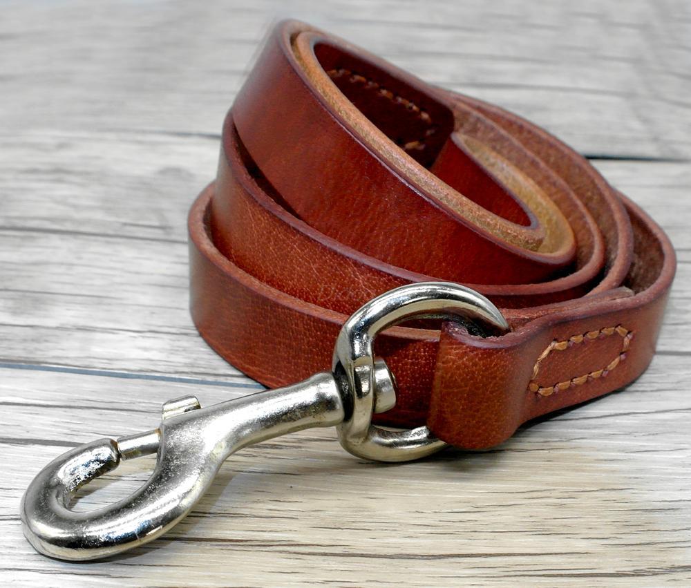 Cowhide Leash Pet Supplies For Walking