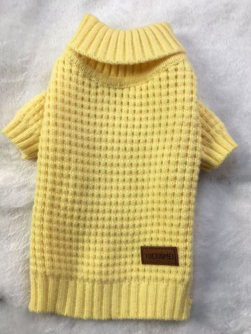 Pet Turtleneck Knitting Sweater