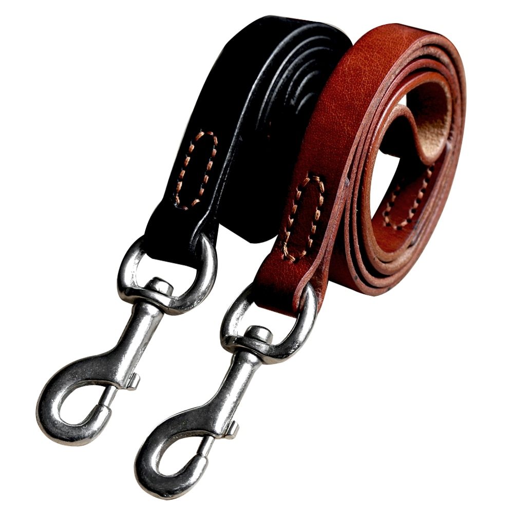Cowhide Leash Pet Supplies For Walking