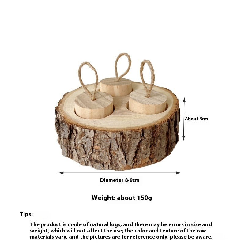 Rabbit Wooden Pet Foraging Snack Box