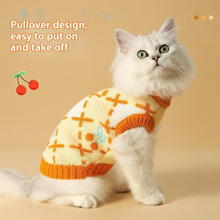 Cat Sweater Autumn-winter Warm And Windproof