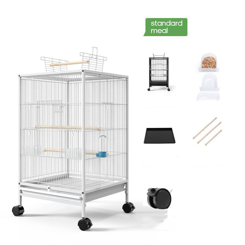 Parrot Xuanfeng Bird Cage With Feeder