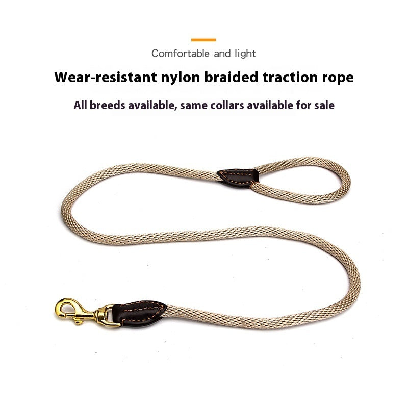 Pet Hand Holding Rope Leash