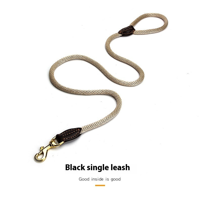 Pet Hand Holding Rope Leash