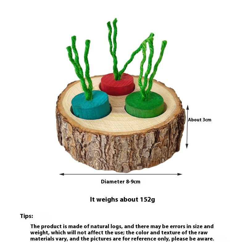 Rabbit Wooden Pet Foraging Snack Box