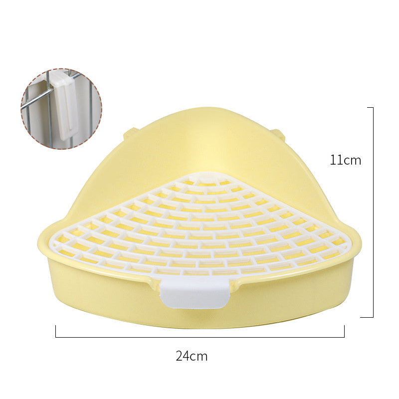 Rabbit Litter Box Bunny Corner Toilet Box