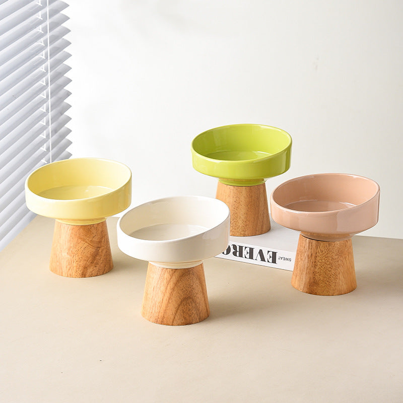 Pet Ceramic Bowl Puppy Feeder