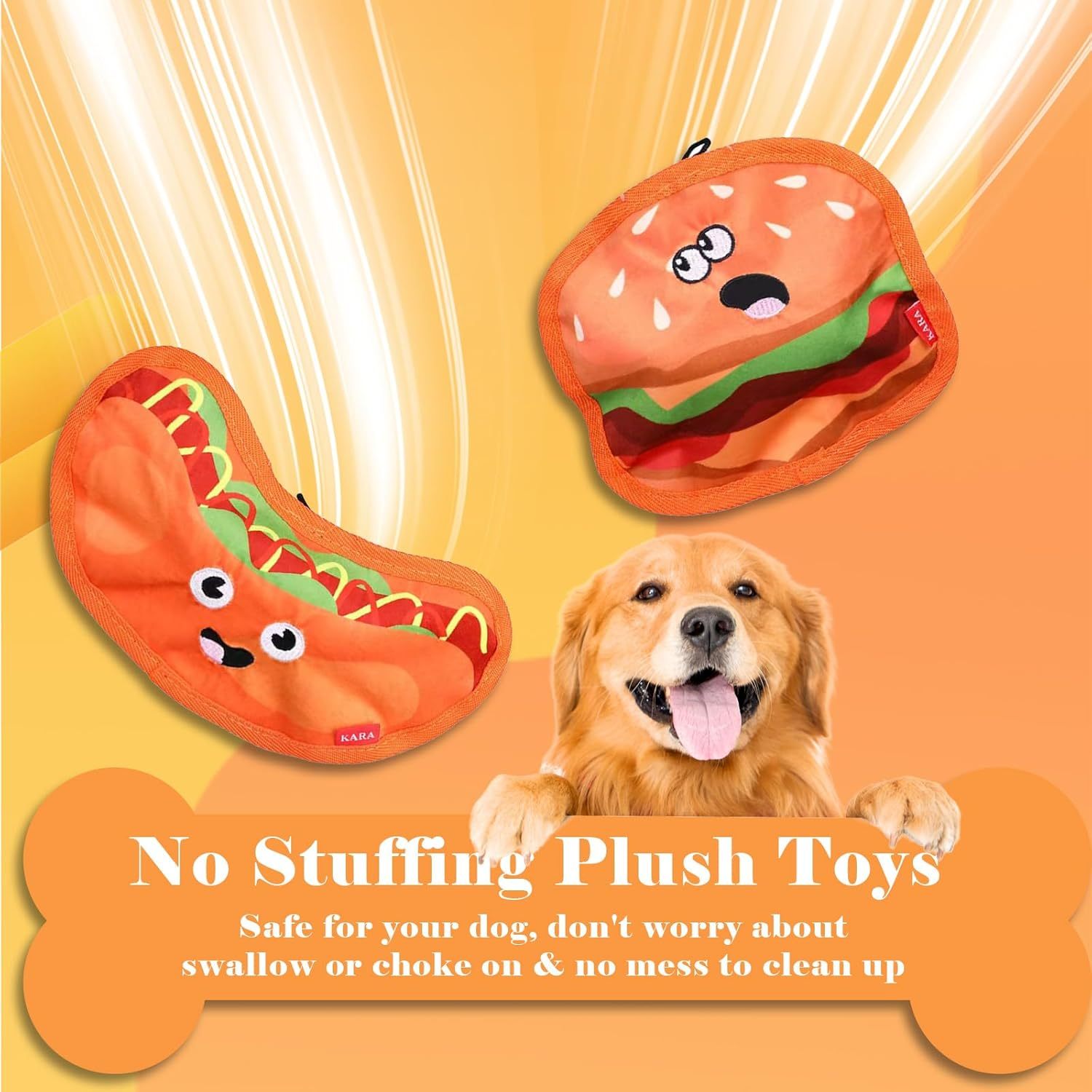 Crinkle Dog Squeaky Dog Toys